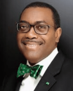 Dr. Akinwumi Adesina Immediate Former President of African Development Bank ABIDJAN ABUJA